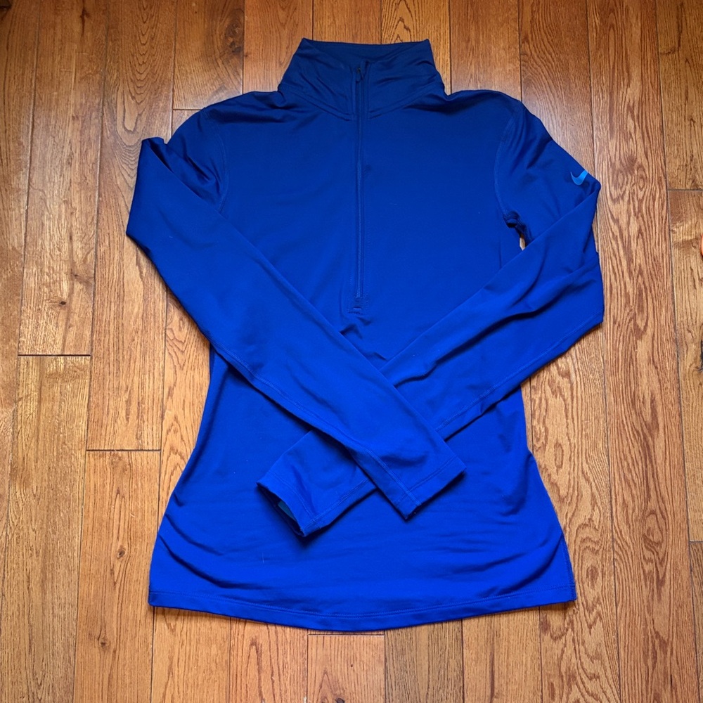 Nike Pro Dri-Fit Blue Half-Zip, Women’s, Size M